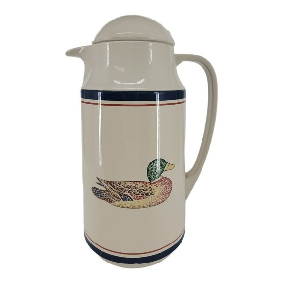 Cruche Thermos Vintage Paris - Aluminium, 21 Cm, état D'occasion